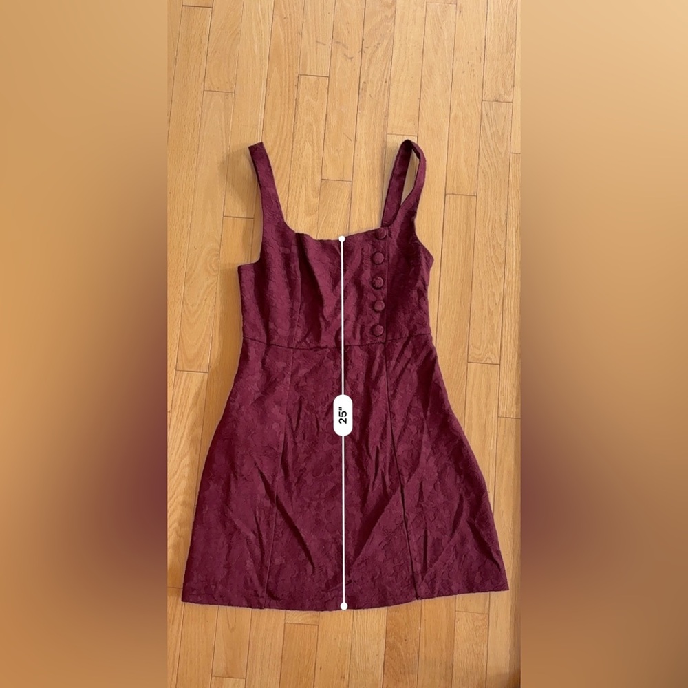 Urban Outfitters Sleeveless Mini Dress with button detail